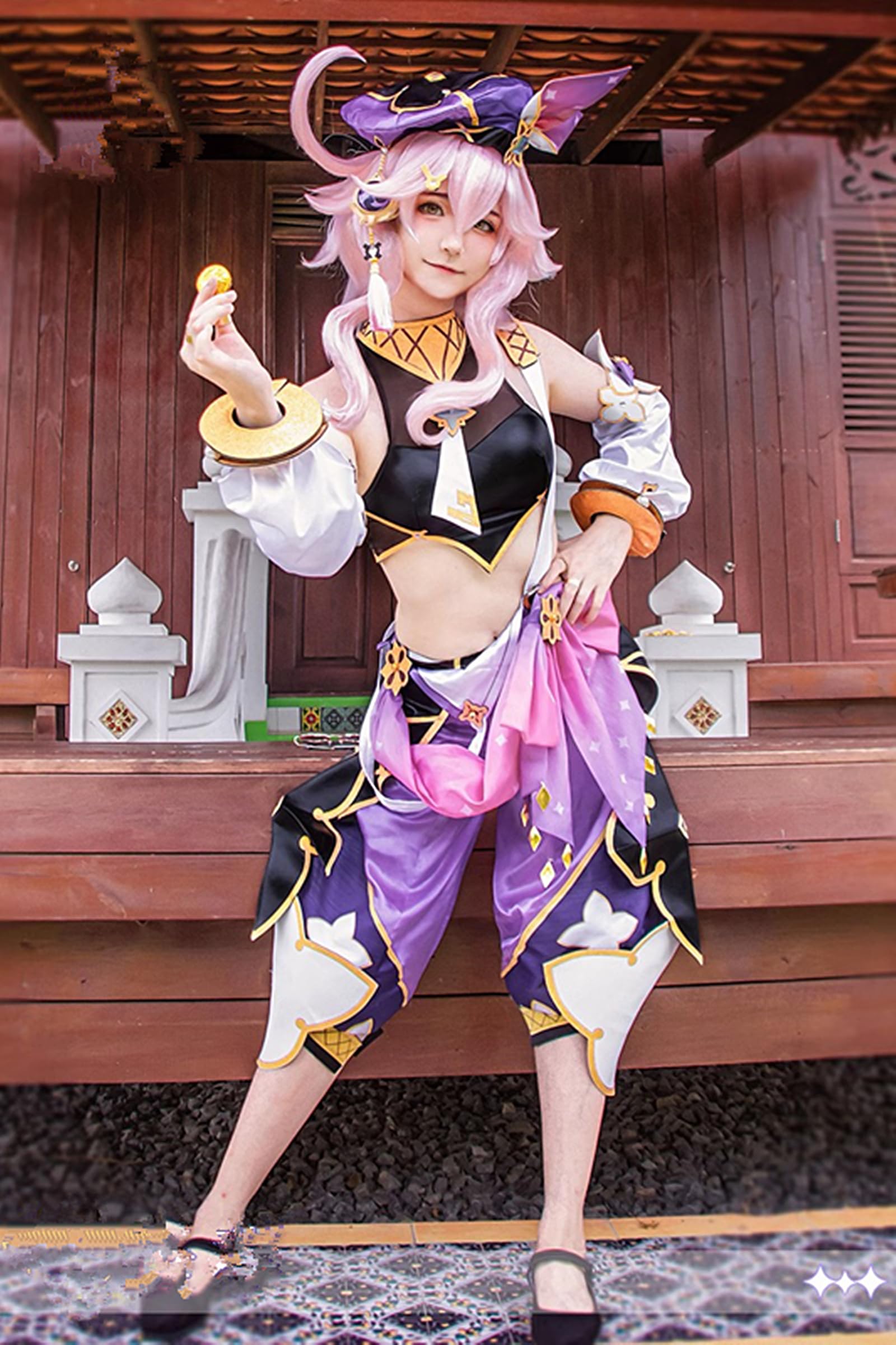 Amazon.co.jp: 原神 げんしん ドリー コスプレ衣装+帽 靴 ウィッグ付き